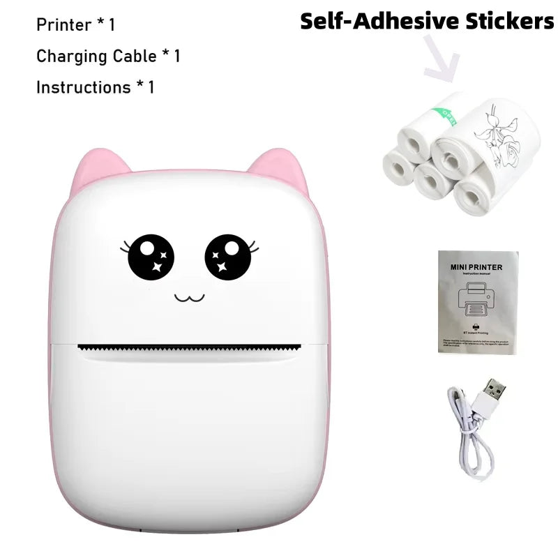 Print on the go with our Mini Cat Pocket Thermal Printer! πΎπΈ Perfect for wireless photo printing from your phone! π±β¨ #BluetoothPrinter #MiniPrinter #PhotoFun
