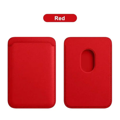 Premium Leather Wallet Case for iPhone 15 Pro Max, Compatible with MagSafe and Models 14, 13, and 12 - Card Holder with Integrated MagSafe Magnet