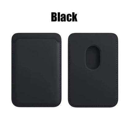Premium Leather Wallet Case for iPhone 15 Pro Max, Compatible with MagSafe and Models 14, 13, and 12 - Card Holder with Integrated MagSafe Magnet