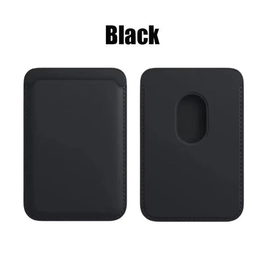 Premium Leather Wallet Case for iPhone 15 Pro Max, Compatible with MagSafe and Models 14, 13, and 12 - Card Holder with Integrated MagSafe Magnet