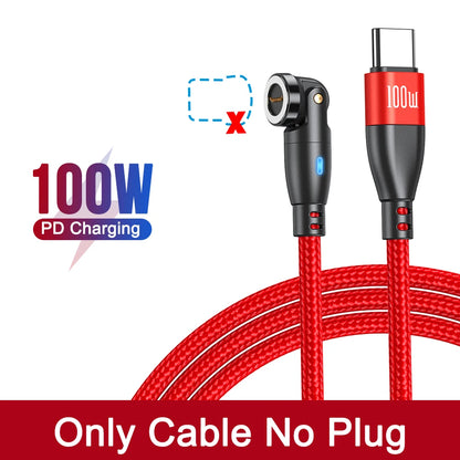 Power Up Your Devices with the 100W Magnetic USB Type C Cable! ⚡️ Fast Charging for MacBook, Samsung & iPhone! 🔌✨
