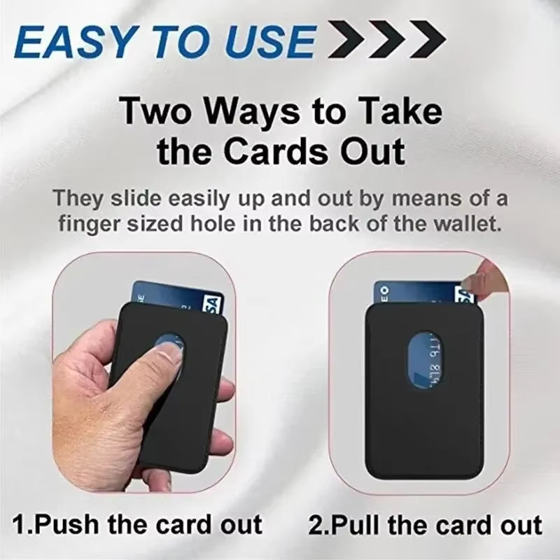 Premium Leather Wallet Case for iPhone 15 Pro Max, Compatible with MagSafe and Models 14, 13, and 12 - Card Holder with Integrated MagSafe Magnet