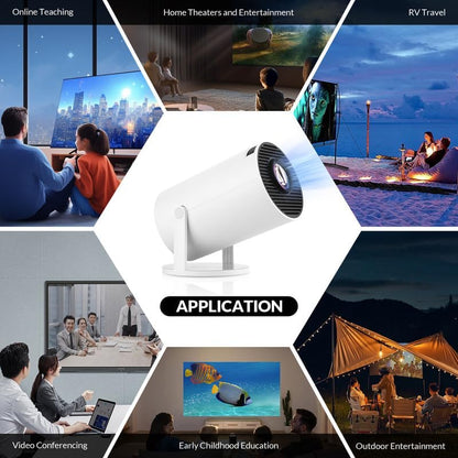 Upgrade Your Movie Nights with the 2025 HY300 PRO+ Mini Projector! 🌟✨ Smart Android 11.0, 4K Support, and Perfect for Outdoor Camping! 🎥🏕️ #HomeTheater #Projector