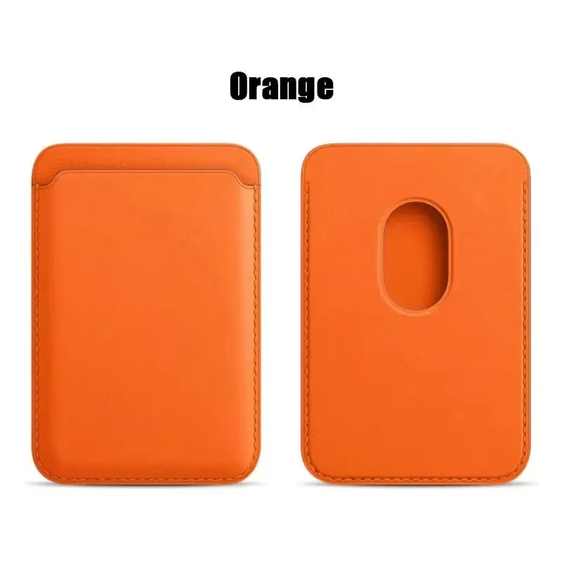 Premium Leather Wallet Case for iPhone 15 Pro Max, Compatible with MagSafe and Models 14, 13, and 12 - Card Holder with Integrated MagSafe Magnet