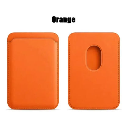 Premium Leather Wallet Case for iPhone 15 Pro Max, Compatible with MagSafe and Models 14, 13, and 12 - Card Holder with Integrated MagSafe Magnet