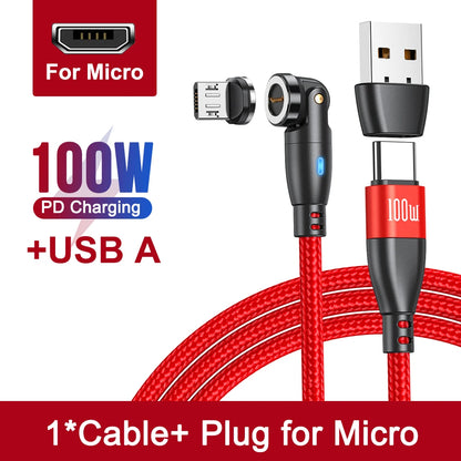 Power Up Your Devices with the 100W Magnetic USB Type C Cable! ⚡️ Fast Charging for MacBook, Samsung & iPhone! 🔌✨