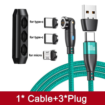Power Up Your Devices with the 100W Magnetic USB Type C Cable! ⚡️ Fast Charging for MacBook, Samsung & iPhone! 🔌✨