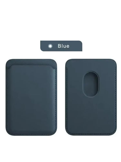 Premium Leather Wallet Case for iPhone 15 Pro Max, Compatible with MagSafe and Models 14, 13, and 12 - Card Holder with Integrated MagSafe Magnet