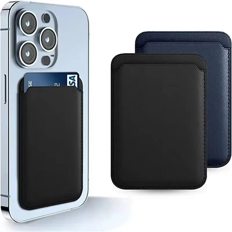 Premium Leather Wallet Case for iPhone 15 Pro Max, Compatible with MagSafe and Models 14, 13, and 12 - Card Holder with Integrated MagSafe Magnet