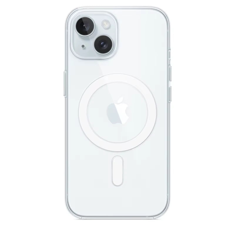 Magnetic Clear Case for Apple iPhone 11-17 Pro Max and Plus Models, Optimized for MagSafe Wireless Charging Compatibility