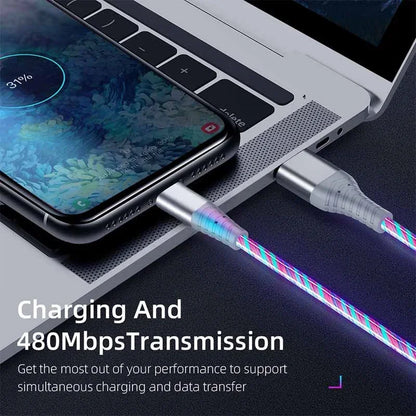 Glow Up Your Charging Game! ⚡️✨ Check Out Our Fast Charging Luminous USB Type C Cable for Samsung, Xiaomi, iPhone & More! 💡🔌 #FastCharge #LEDGlow