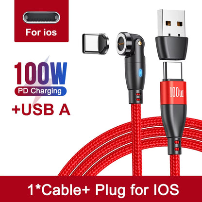 Power Up Your Devices with the 100W Magnetic USB Type C Cable! ⚡️ Fast Charging for MacBook, Samsung & iPhone! 🔌✨