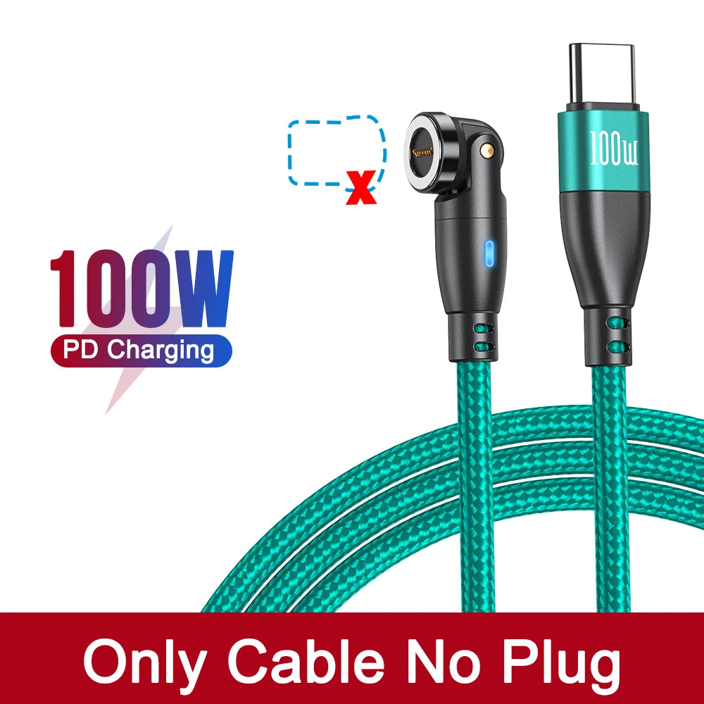 Power Up Your Devices with the 100W Magnetic USB Type C Cable! ⚡️ Fast Charging for MacBook, Samsung & iPhone! 🔌✨