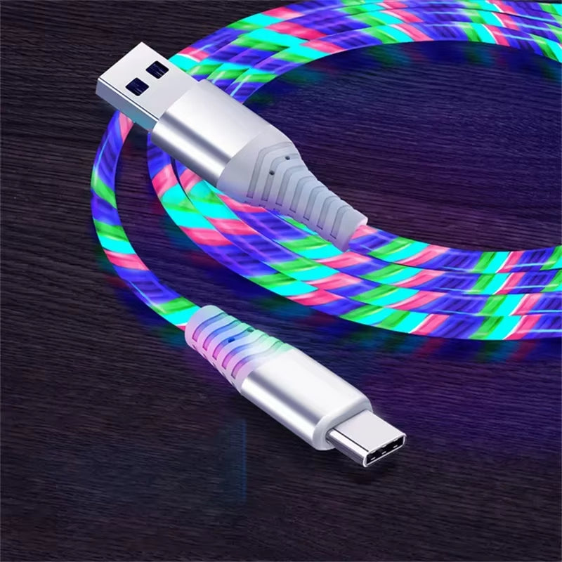 Glow Up Your Charging Game! ⚡️✨ Check Out Our Fast Charging Luminous USB Type C Cable for Samsung, Xiaomi, iPhone & More! 💡🔌 #FastCharge #LEDGlow