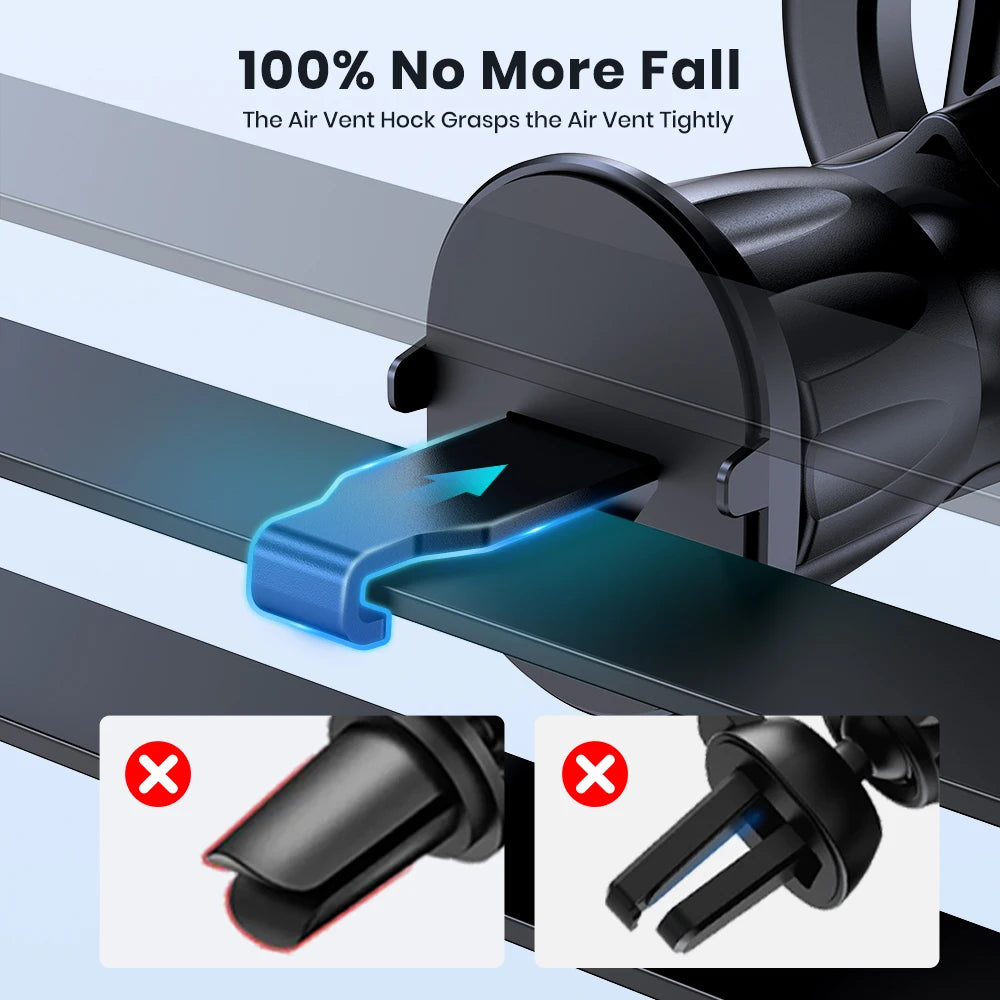 TOPK Magnetic Car Phone Mount - Air Vent Holder with Enhanced Magnet for iPhone Devices