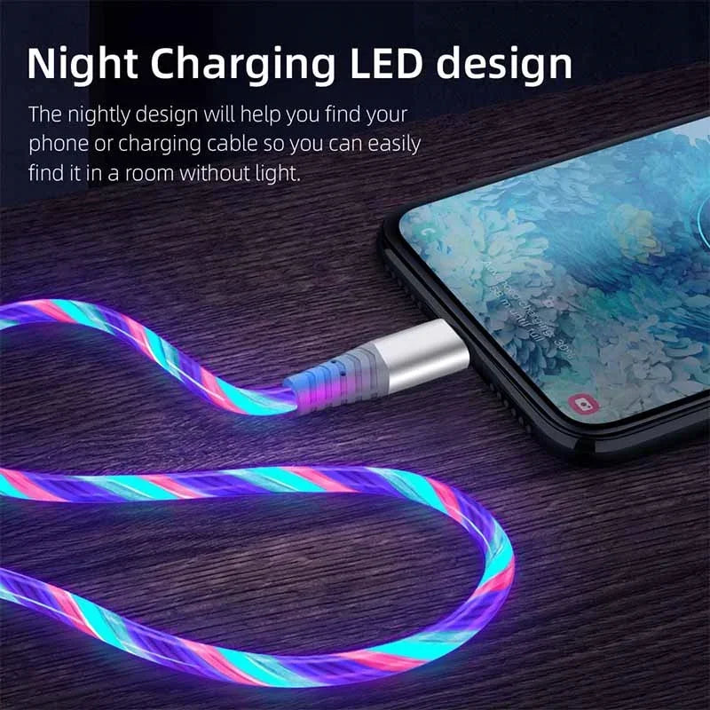 Glow Up Your Charging Game! ⚡️✨ Check Out Our Fast Charging Luminous USB Type C Cable for Samsung, Xiaomi, iPhone & More! 💡🔌 #FastCharge #LEDGlow