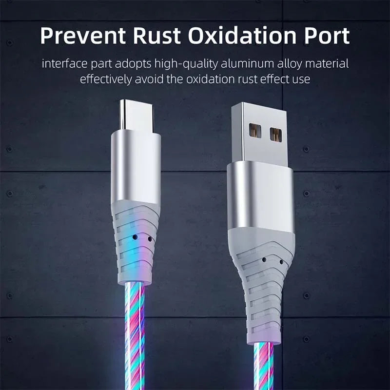 Glow Up Your Charging Game! ⚡️✨ Check Out Our Fast Charging Luminous USB Type C Cable for Samsung, Xiaomi, iPhone & More! 💡🔌 #FastCharge #LEDGlow