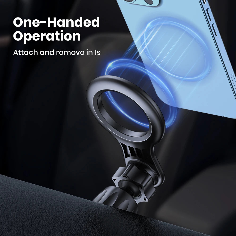 TOPK Magnetic Car Phone Mount - Air Vent Holder with Enhanced Magnet for iPhone Devices