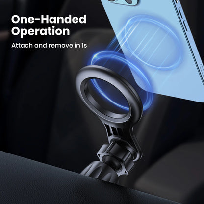 TOPK Magnetic Car Phone Mount - Air Vent Holder with Enhanced Magnet for iPhone Devices